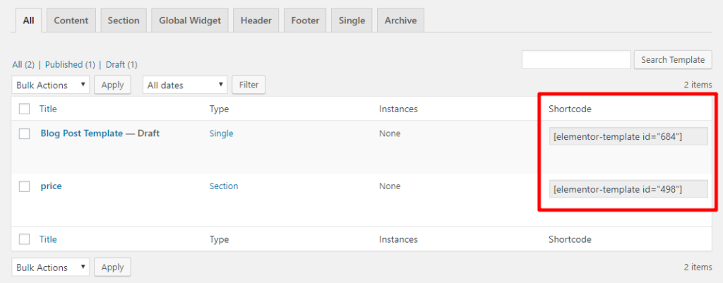 elementor embed anywhere