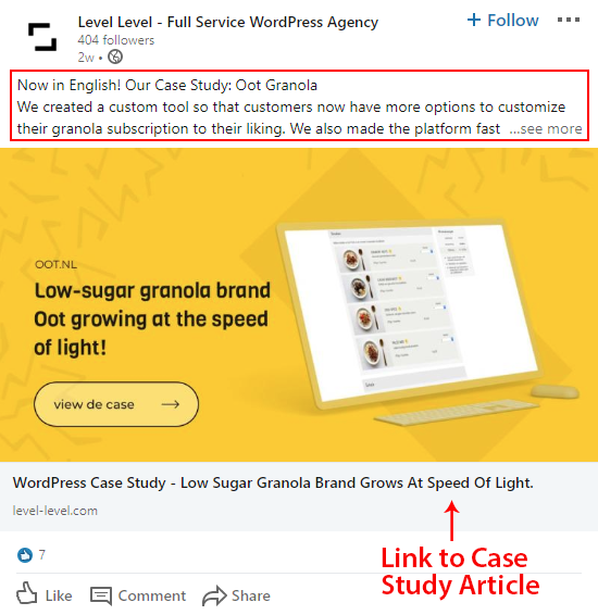 Mention Case Study Link