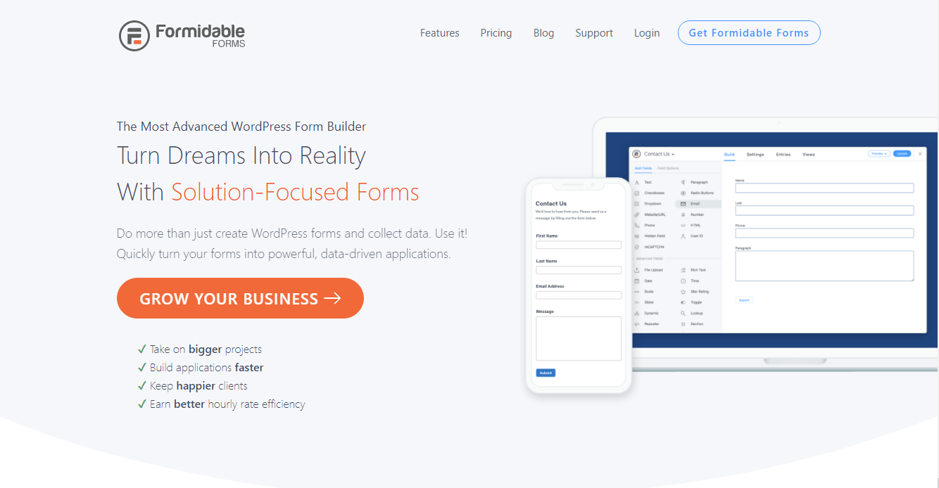 Best Contact Forms - Formidable Forms