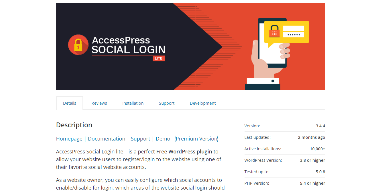 Social Media Plugins - AccessPress Social Login