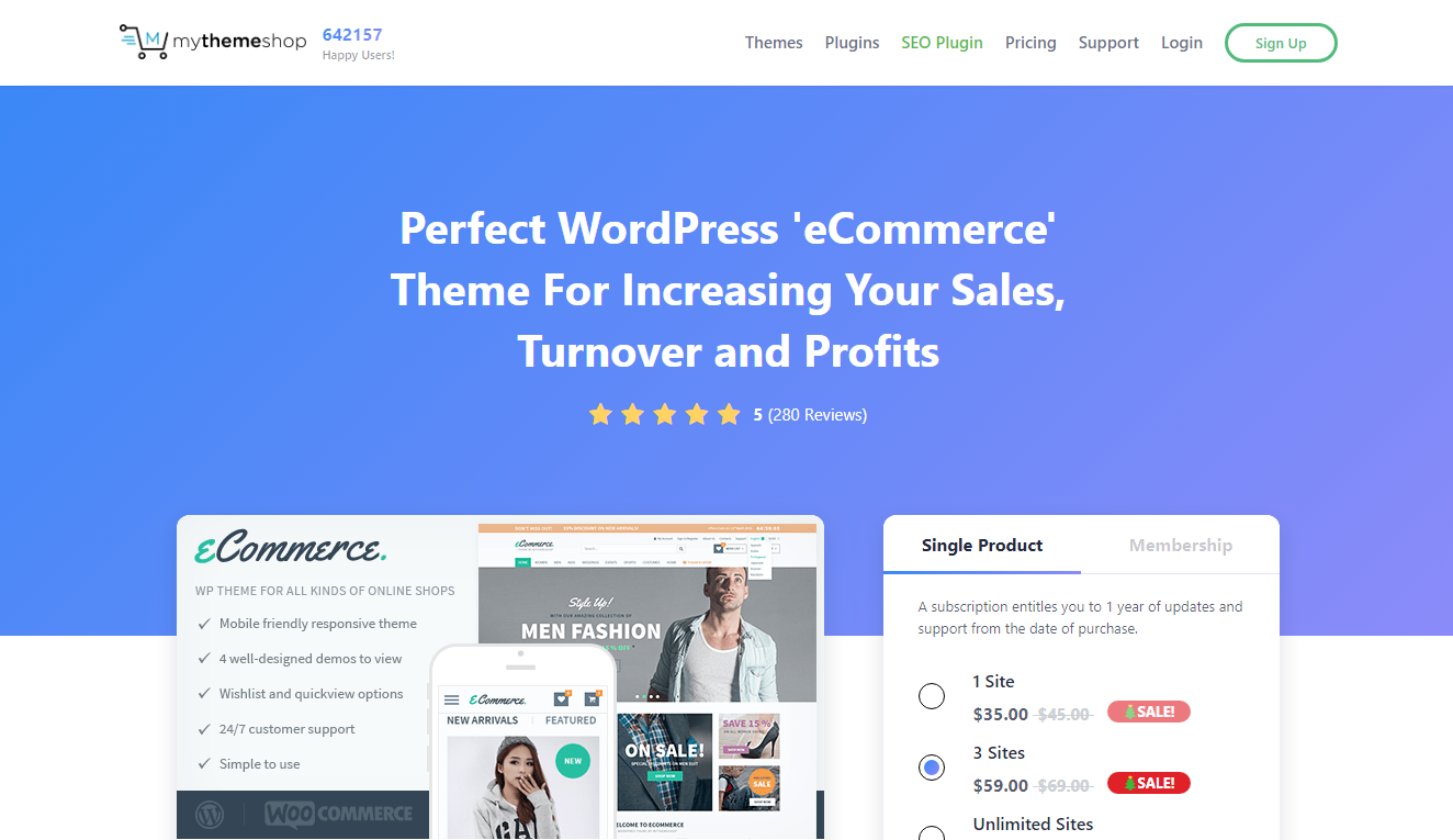 Best WooCommerce Themes - eCommerce