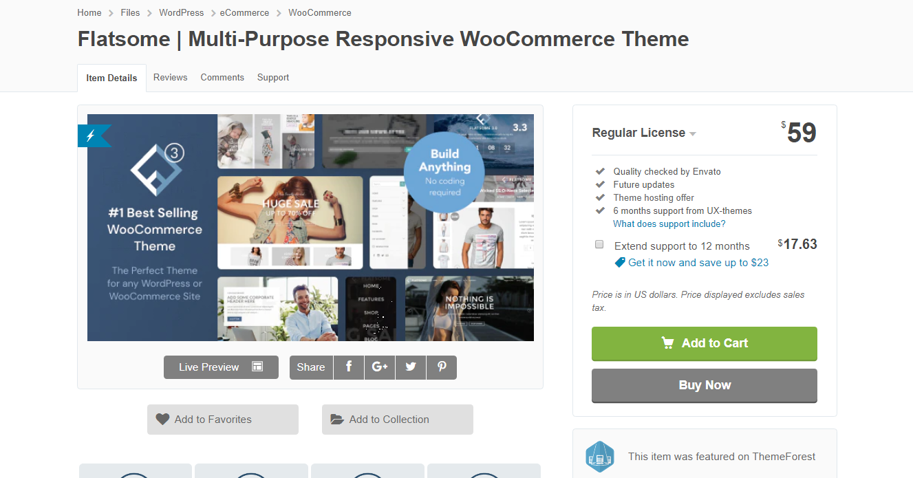Best WooCommerce Themes - Flatsome