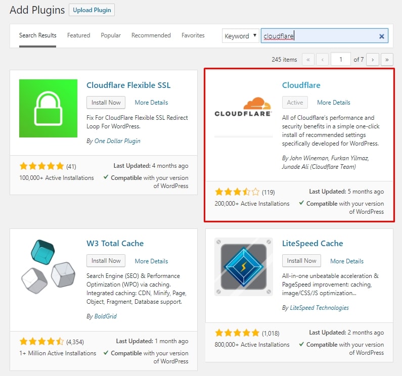 adding cloudflare plugin
