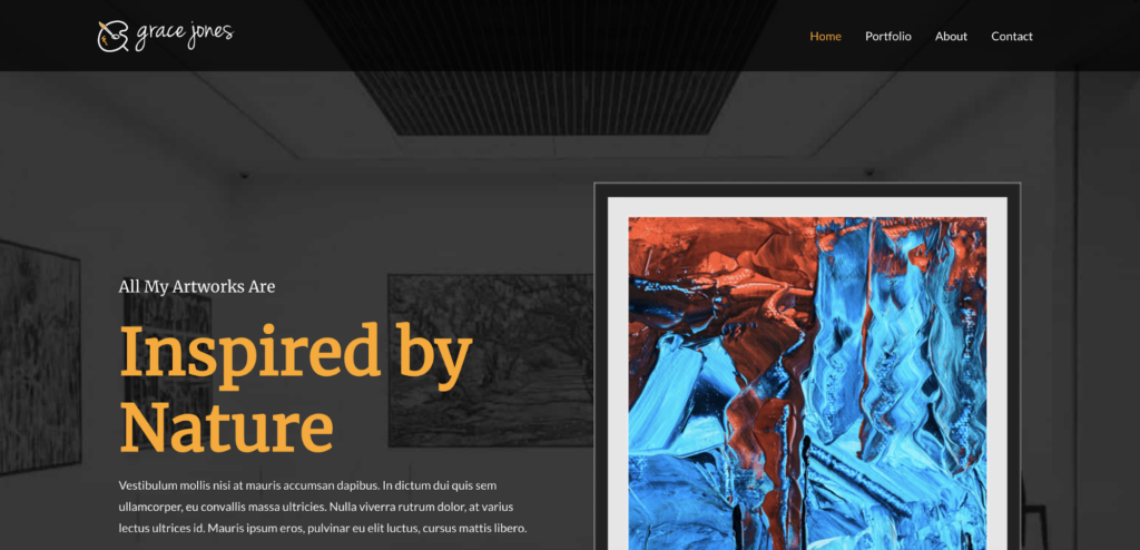 artist astra starter site
