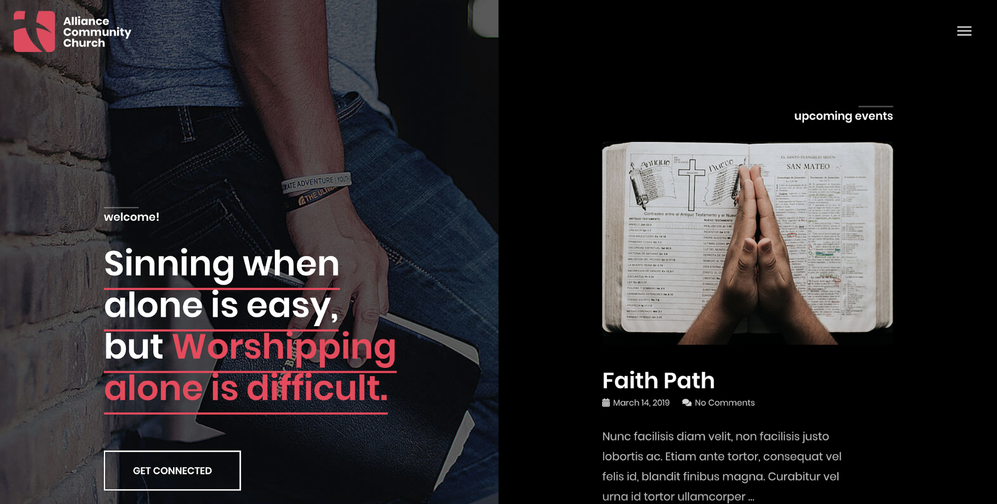 church astra starter site