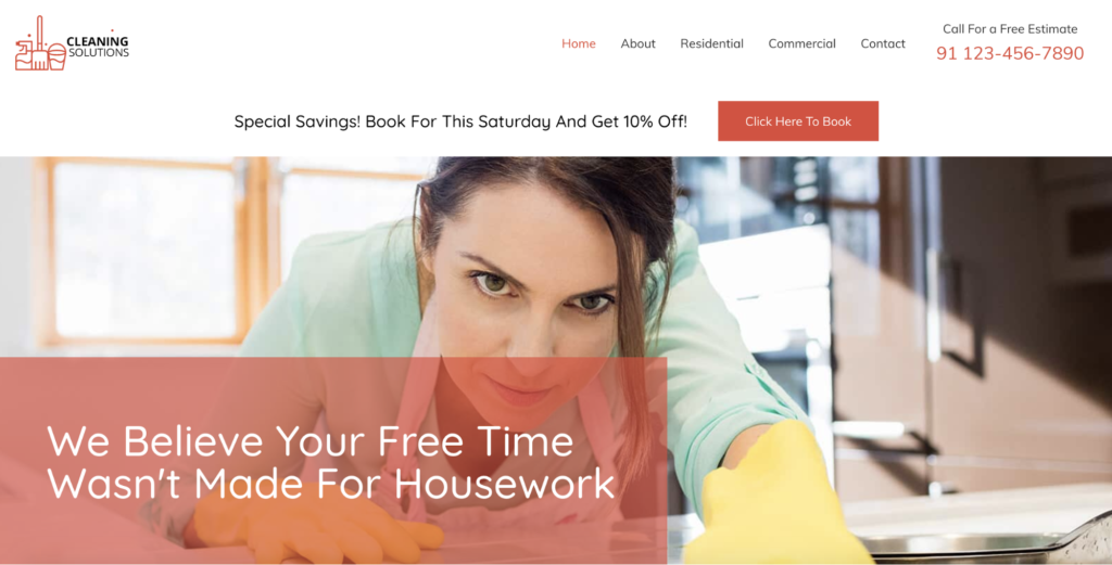 cleaning solutions astra starter site