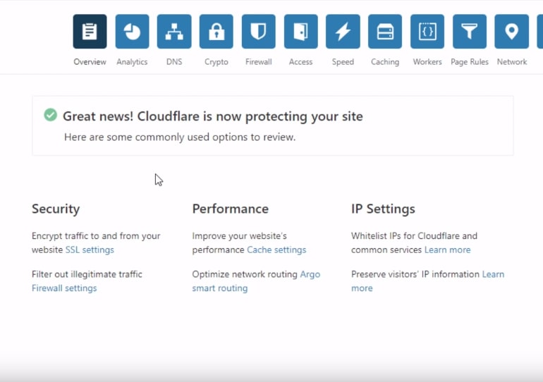 cloudflare confirmation