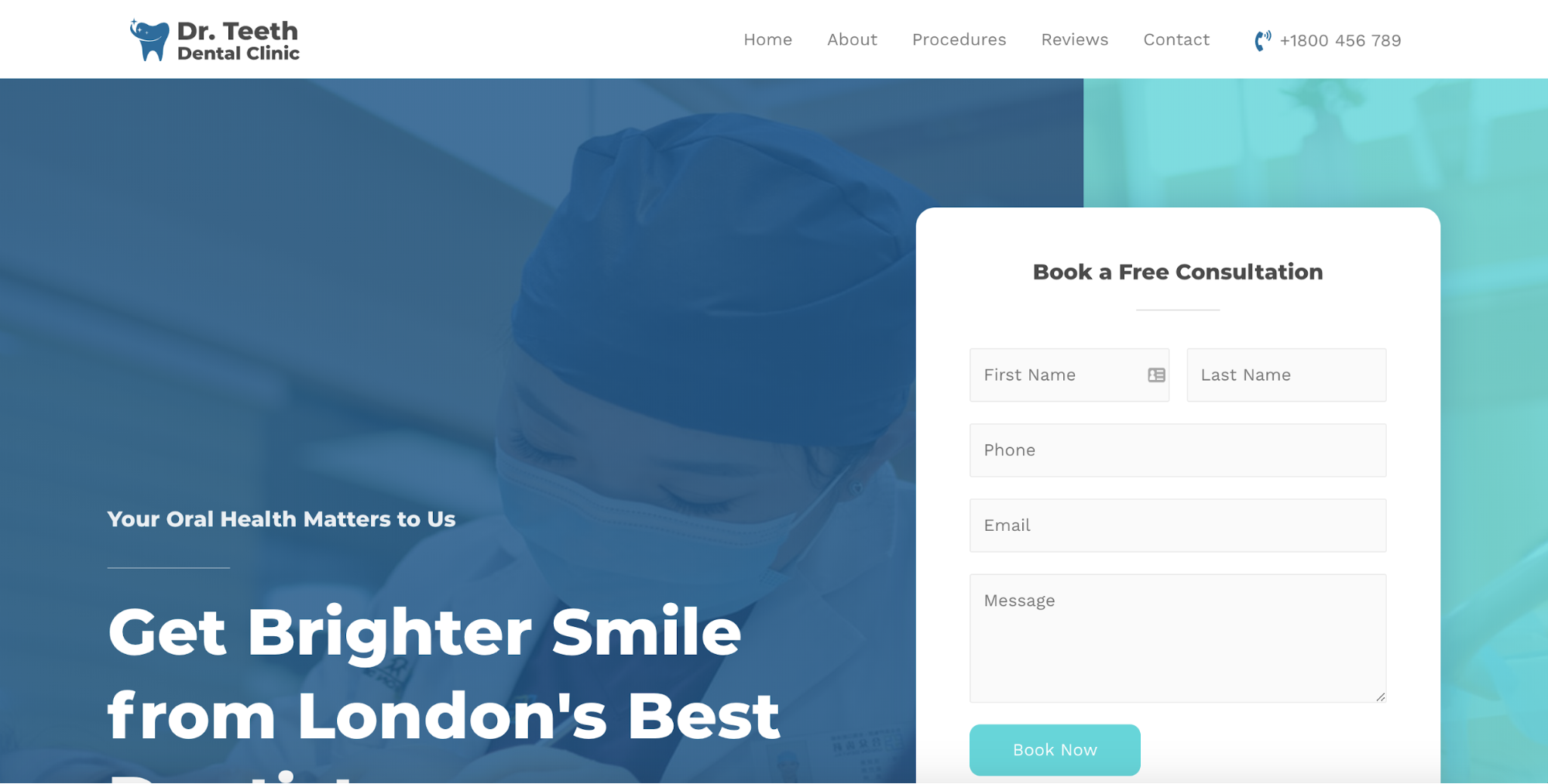 dentist clinic astra starter site