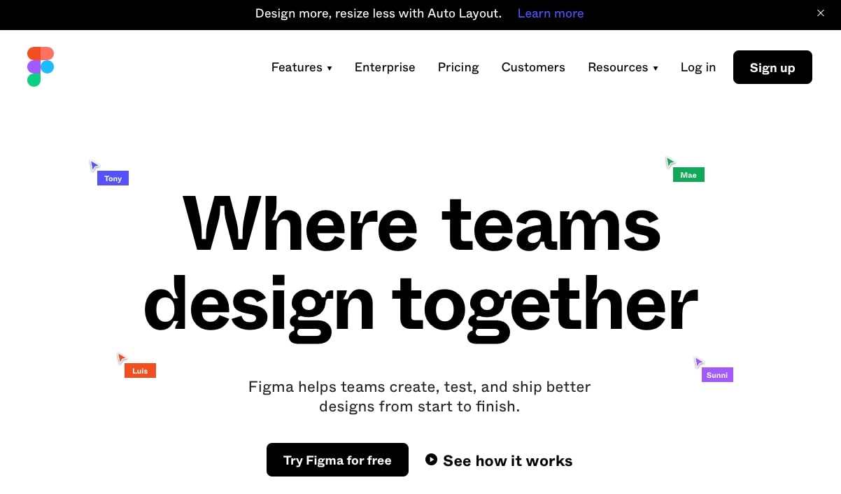 figma homepage