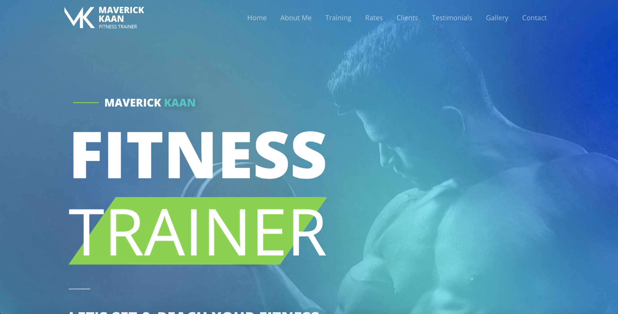 fitness trainer starter templates