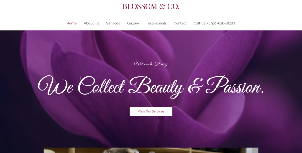 florist astra starter site