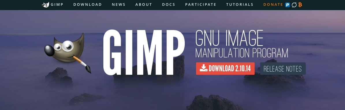 gimp homepage