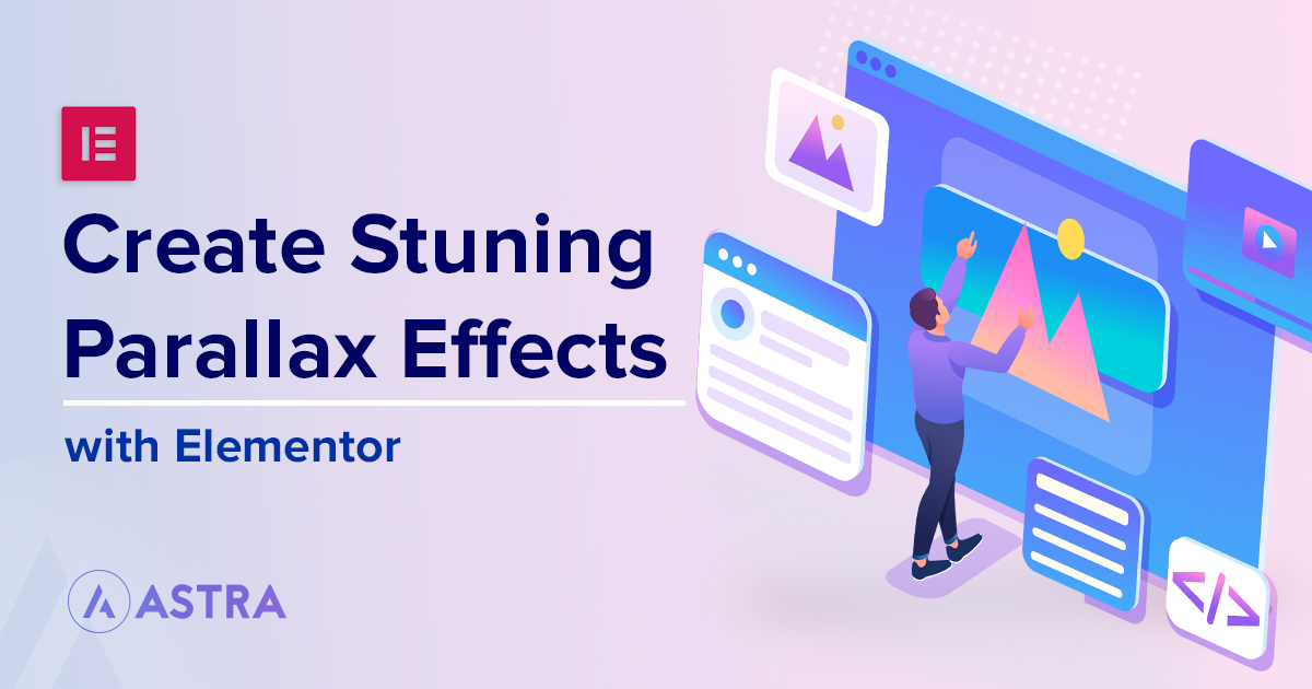 how to create parallax effects with elementor banner