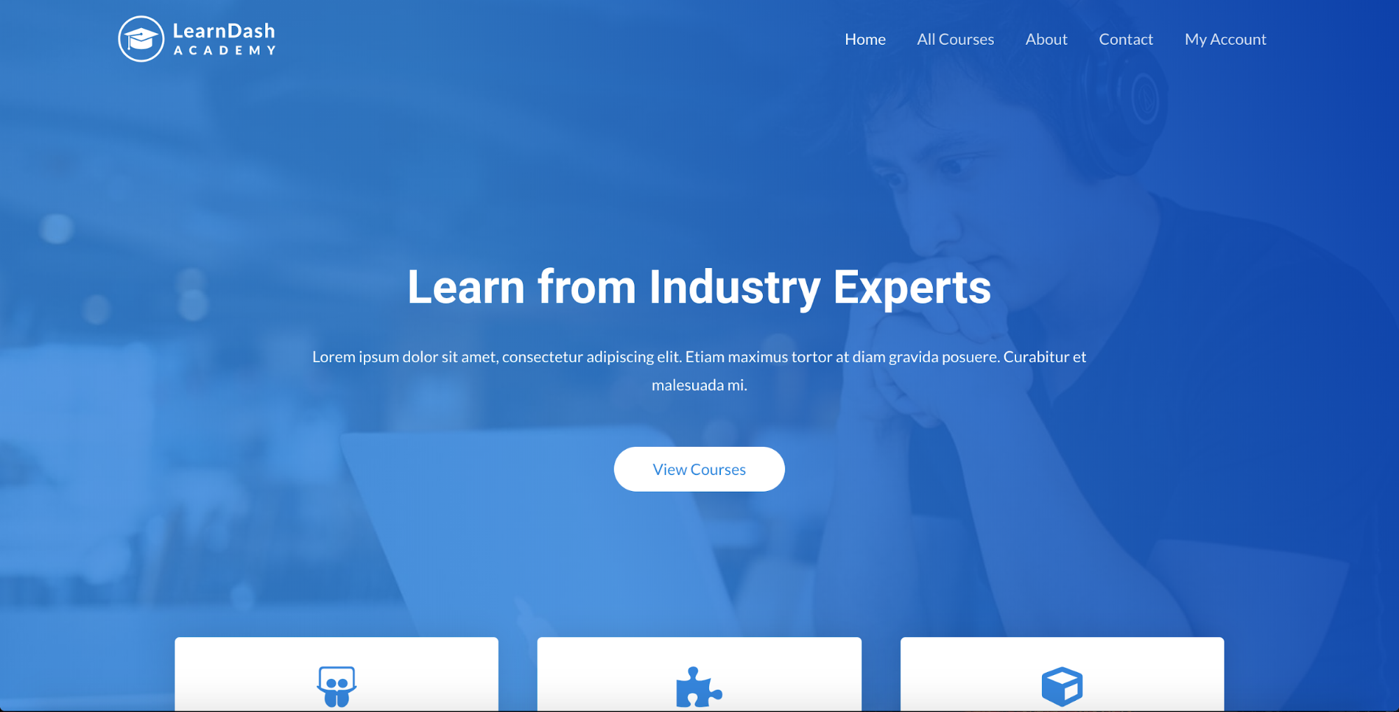 learndash academy starter site