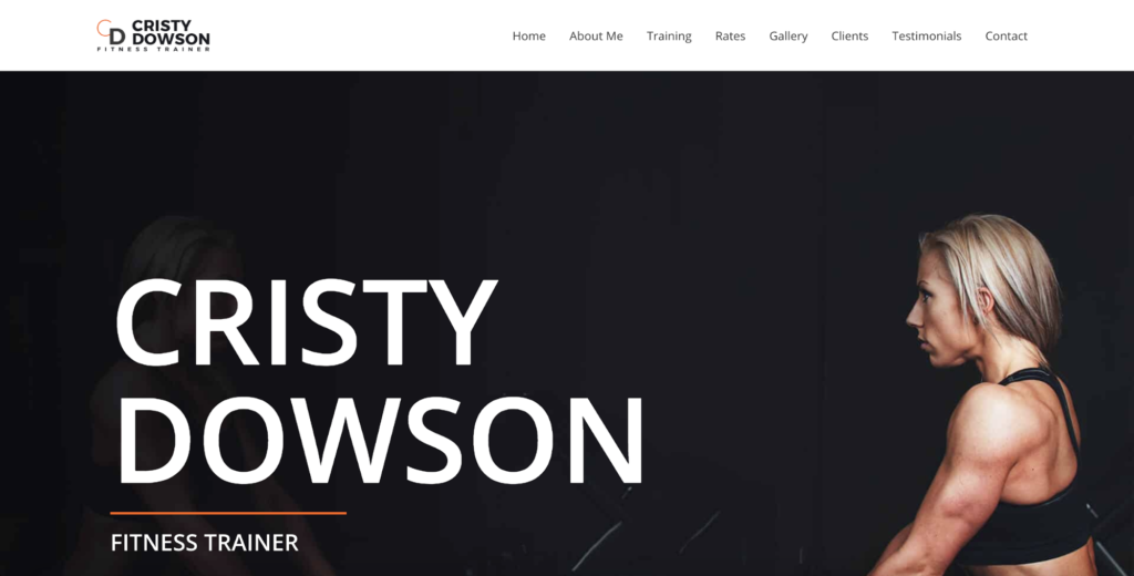 personal fitness trainor astra starter site