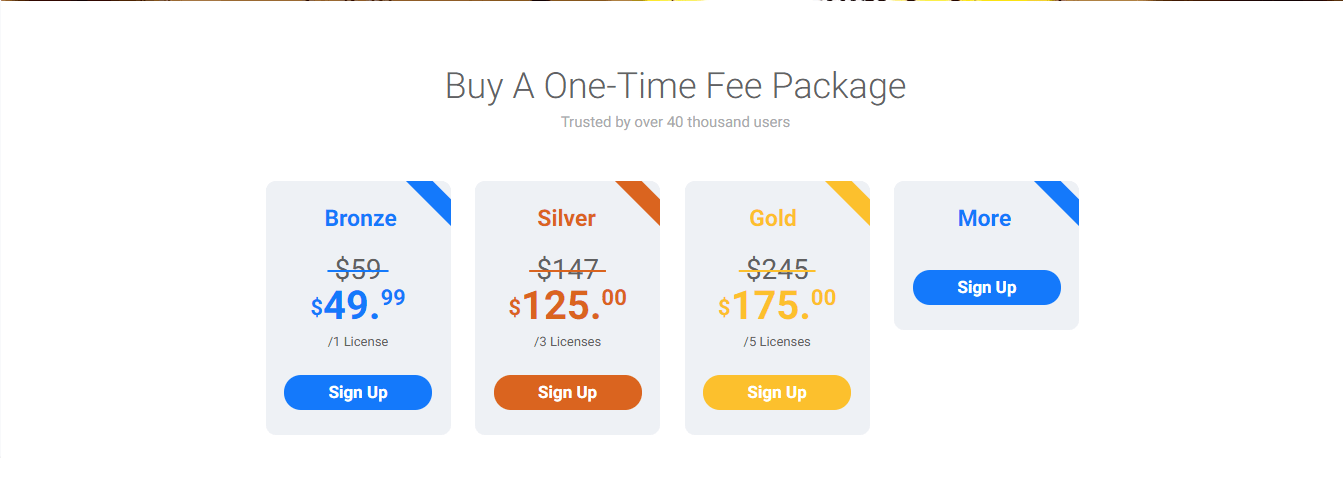 WP Fastest Cache Review 5 WP Fastest Cache pricing table from their website
