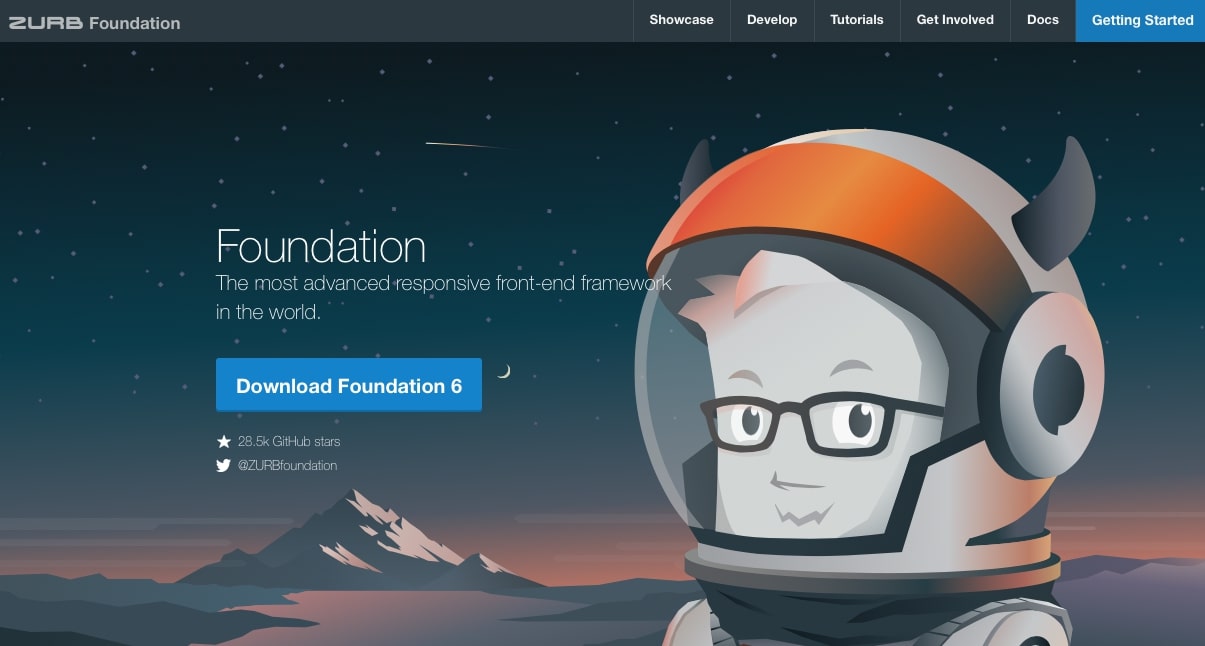 zurb foundation homepage