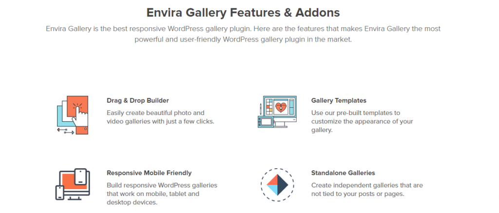 Best WordPress Portfolio Plugins of 2020 5 Envira Gallery plugin features
